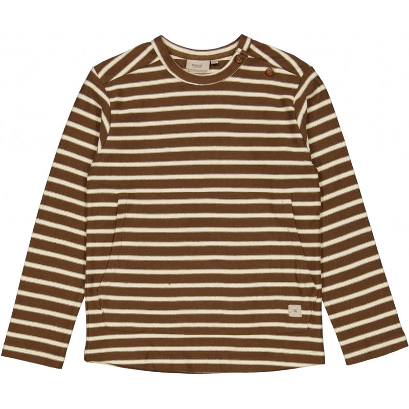 Wheat Main Soft Crewneck Anton Sweatshirts 3201 walnut