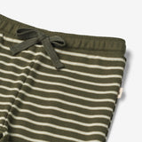 Wheat Main Soft Pants Leo | Baby Trousers 4076 dark green stripe