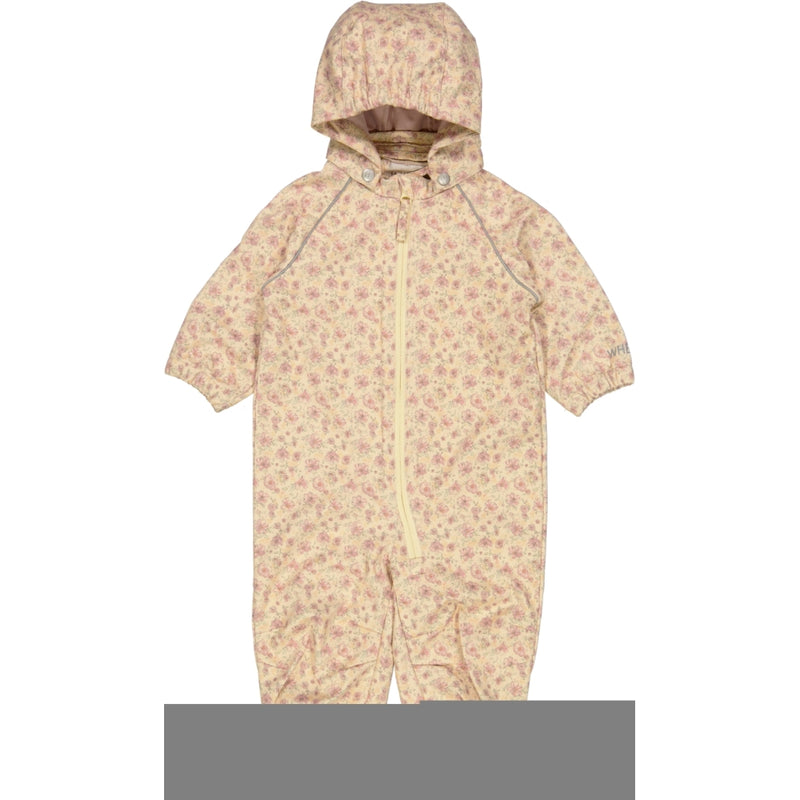 Softshell Suit - soft beige flowers