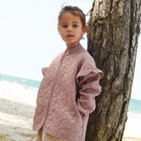 Wheat Outerwear Softshell Trackpants Minno Trousers 1191 rose shadow flowers