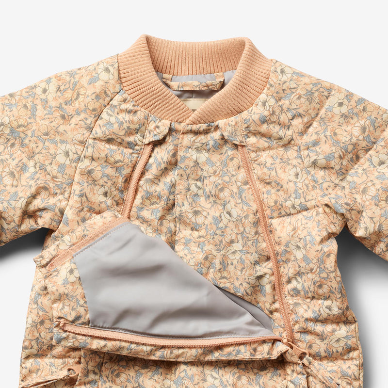 Wheat Outerwear Summer Puffer Baby Suit Nunu Technical suit 2359 pink sand flowers