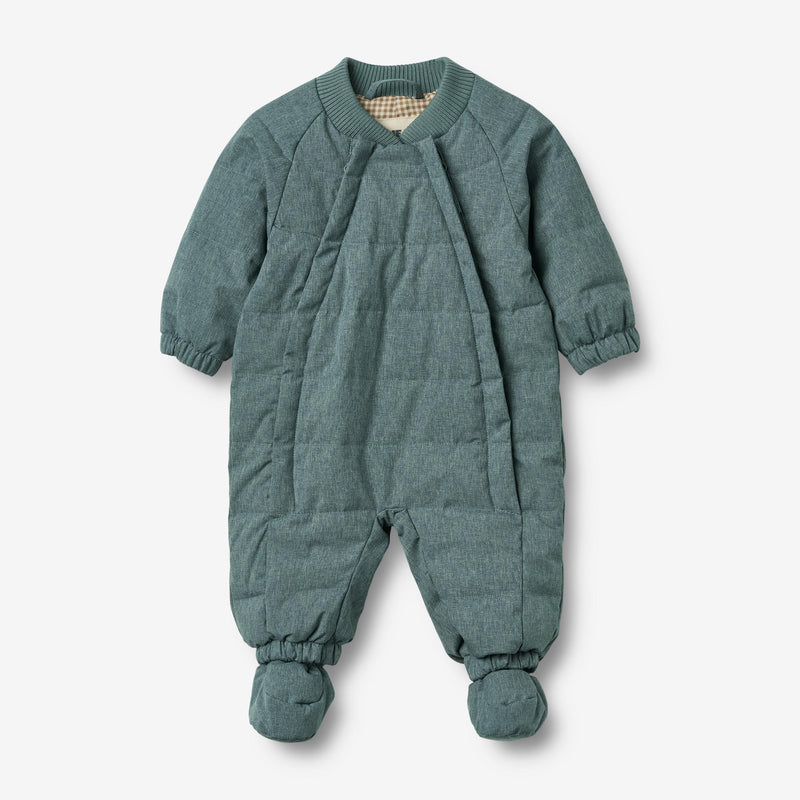 Wheat Outerwear Summer Puffer Baby Suit Nunu Technical suit 0229 navy melange