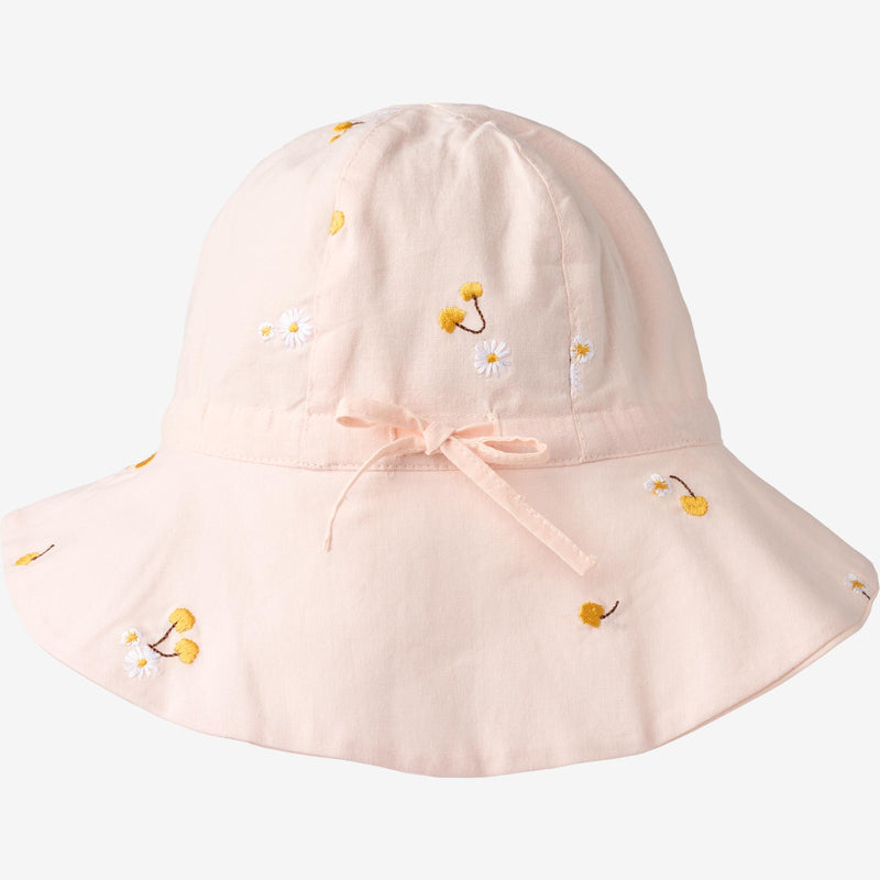 Wheat Main Sun Hat Chloé Accessory 9435 powder yellow cherries