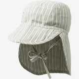 Wheat Main Sunhat Albert Acc 4109 aquablue stripe