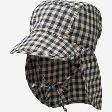 Wheat Main Sunhat Albert Acc 1306 blue check