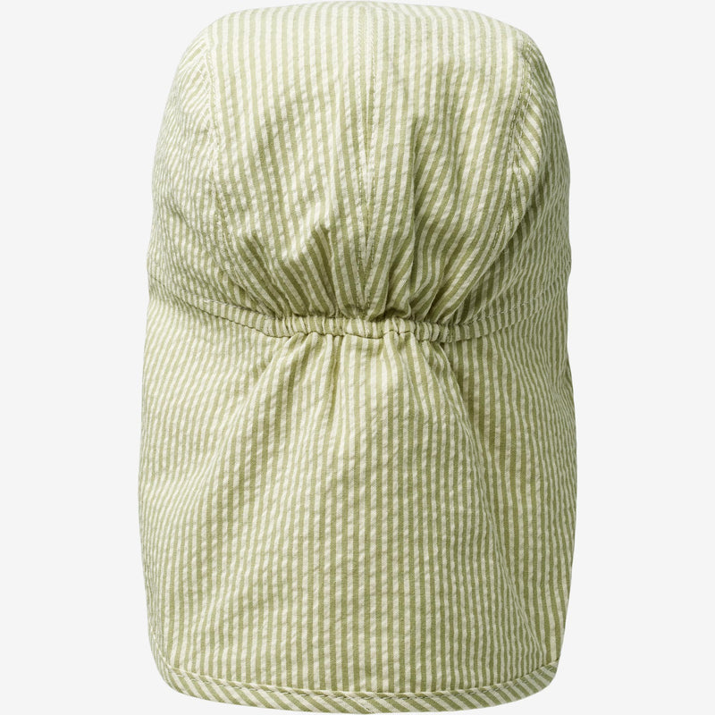 Wheat Main Sunhat Albert Acc 4142 green stripe