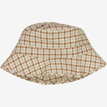 Wheat Main  Sunhat Marlon Acc 5094 golden dove check