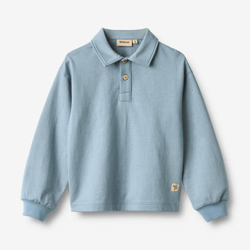 Wheat Main Sweat Blouse L/S Mads Blouse 1260 faded denim