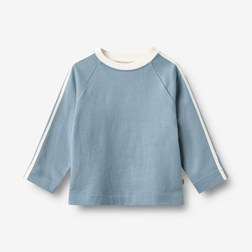 Wheat Main Sweat Blouse L/S Mikkel Blouse 1260 faded denim