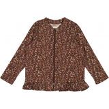 Wheat Main Sweat Cardigan Alicia Jackets 2753 maroon flowers