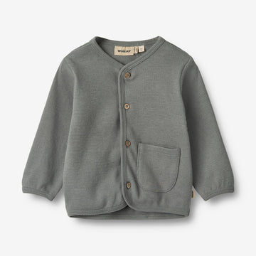 Wheat Main Sweat Cardigan Toto | Baby Sweatshirts 1201 stormy blue