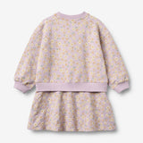 Wheat Main Sweat Dress L/S Maggie Dress 2425 lavender daisies