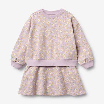 Wheat Main Sweat Dress L/S Maggie Dress 2425 lavender daisies