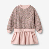 Wheat Main Sweat Dress L/S Maggie Dress 9899 rose brown flowers