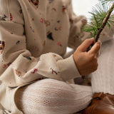 Wheat Main Sweat Dress L/S Maggie Dress 1121 offwhite holiday