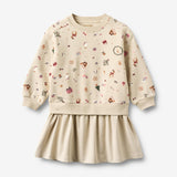 Wheat Main Sweat Dress L/S Maggie Dress 1121 offwhite holiday