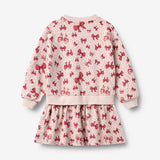 Wheat Main Sweat Dress L/S Maggie Dress 9749 almond peach bows