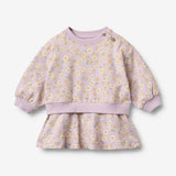 Wheat Main Sweat Dress L/S Maggie Dress 2425 lavender daisies