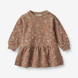 Wheat Main Sweat Dress Zenia | Baby Dresses 9503 cocoa brown meadow