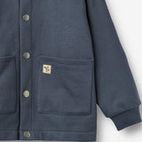 Wheat Main Sweat Jacket L/S Carmine Sweatshirt 1292 greyblue