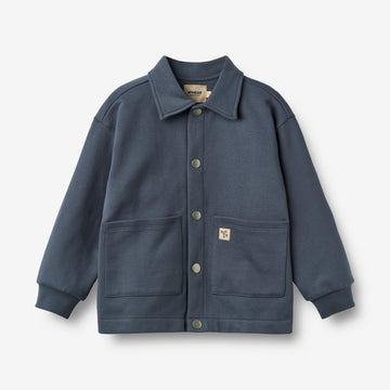 Wheat Main Sweat Jacket L/S Carmine Sweatshirt 1292 greyblue