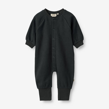 Wheat Main Sweat Jumpsuit Lou | Baby Jumpsuits 1432 navy