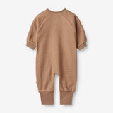 Wheat Main Sweat Jumpsuit Lou | Baby Jumpsuits 2121 berry dust