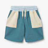 Wheat Main Sweat Shorts Elmo Shorts 9636 blue teal multi