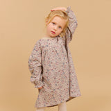 Wheat Main Sweat dress L/S Lilja Dress 9904 soft sand flowers