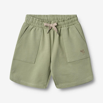Wheat Main Sweat shorts Elmo Shorts 1145 green tea