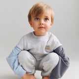 Wheat Main Sweatpants Cruz Contrast Trousers 0220 light melange grey