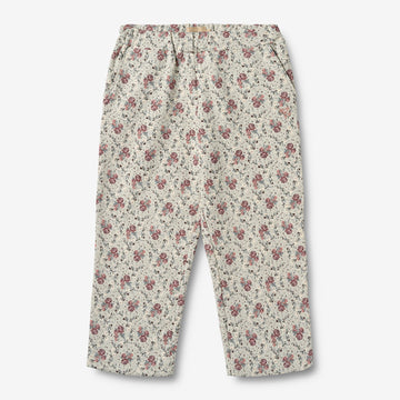 Wheat Main Sweatpants Eline Trousers 9539 slightly green flowers
