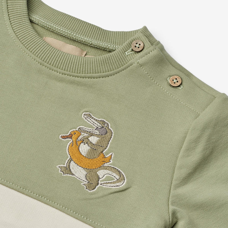Wheat Main Sweatshirt Carly Sweatshirt 1145 green tea