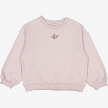 Wheat Main Sweatshirt Eliza Embroidery Sweatshirts 1354 soft lilac
