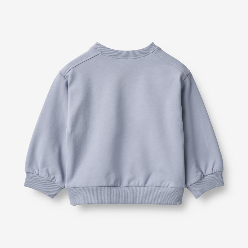 Wheat Main Sweatshirt Eliza Embroidery | Baby Sweatshirts 1497 ice purple