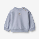 Wheat Main Sweatshirt Eliza Embroidery | Baby Sweatshirts 1497 ice purple
