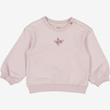 Wheat Sweatshirt Eliza Embroidery | Baby Sweatshirts 1354 soft lilac