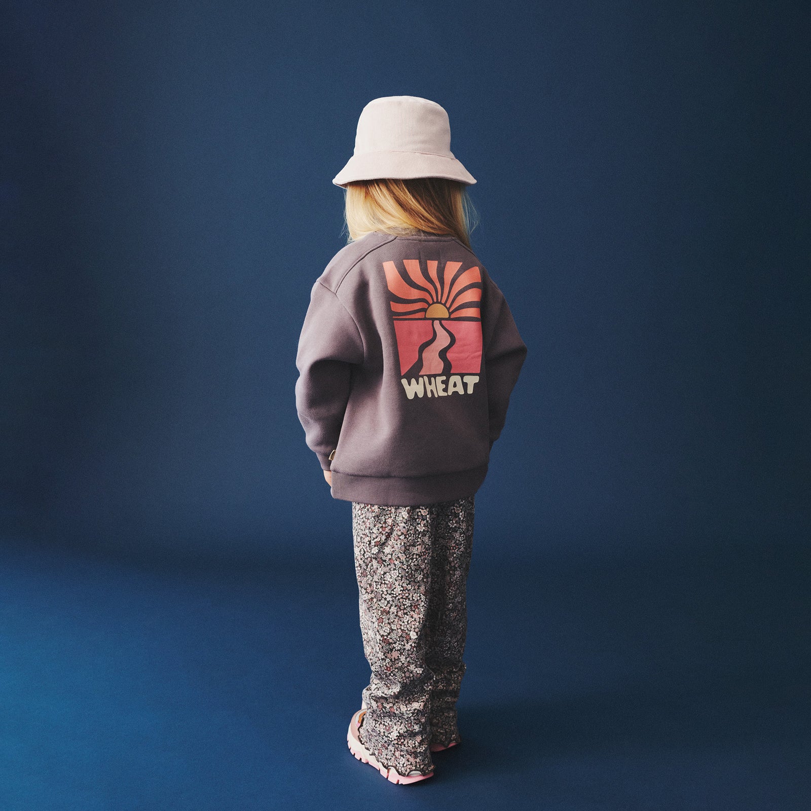 stone  sweat スウェット Sweatshirt L/S Ellis - purple stone – Wheat.eu
