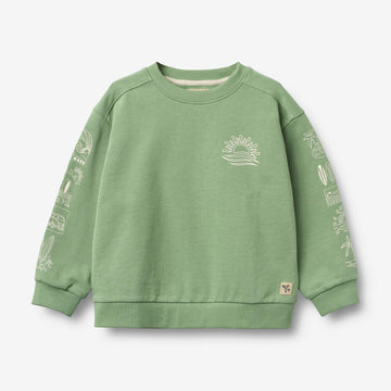 Wheat Main Sweatshirt L/S Ellis Sweatshirt 9645 jade green