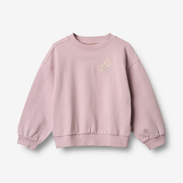Wheat Main Sweatshirt L/S Embroidery Eliza Sweatshirt 9428 lavender mist
