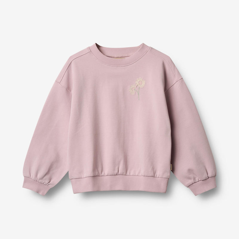 Wheat Main Sweatshirt L/S Embroidery Eliza Sweatshirt 9428 lavender mist