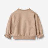 Wheat Main Sweatshirt L/S Embroidery Nelly | Baby Sweatshirts 1190 rose shadow