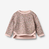 Wheat Main Sweatshirt L/S Emery Sweatshirt 9899 rose brown flowers