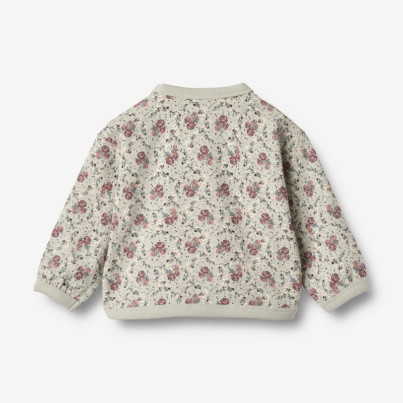 Wheat Main Sweatshirt L/S Emery Sweatshirt 9539 slightly green flowers