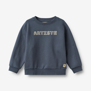 Wheat Main Sweatshirt L/S Franc Sweatshirt 1292 greyblue