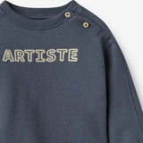 Wheat Main Sweatshirt L/S Franc Sweatshirt 1292 greyblue