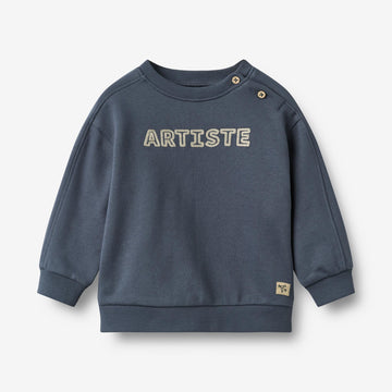 Wheat Main Sweatshirt L/S Franc Sweatshirt 1292 greyblue