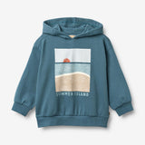 Wheat Main Sweatshirt L/S Francis Sweatshirt 4342 blue teal