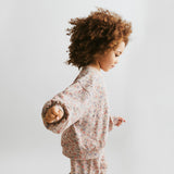 Wheat Main Sweatshirt L/S Lia Sweatshirt 2036 rose dust flowers