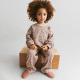Wheat Main Sweatshirt L/S Lia Sweatshirt 2036 rose dust flowers